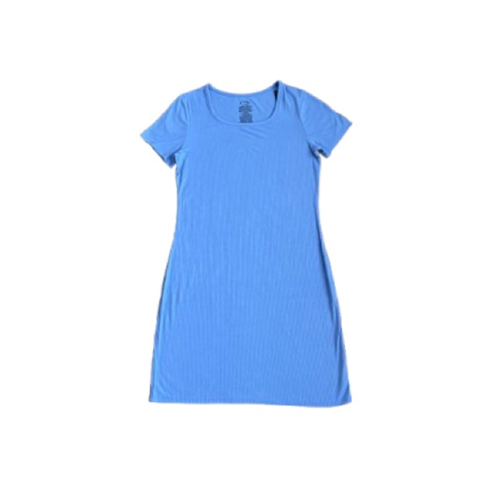 073 NWT Girls Art Class Floral Ribbed T Shirt Dress - Size: XXL (16/18)